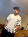 Dadhat: Black/White embroidered Logo