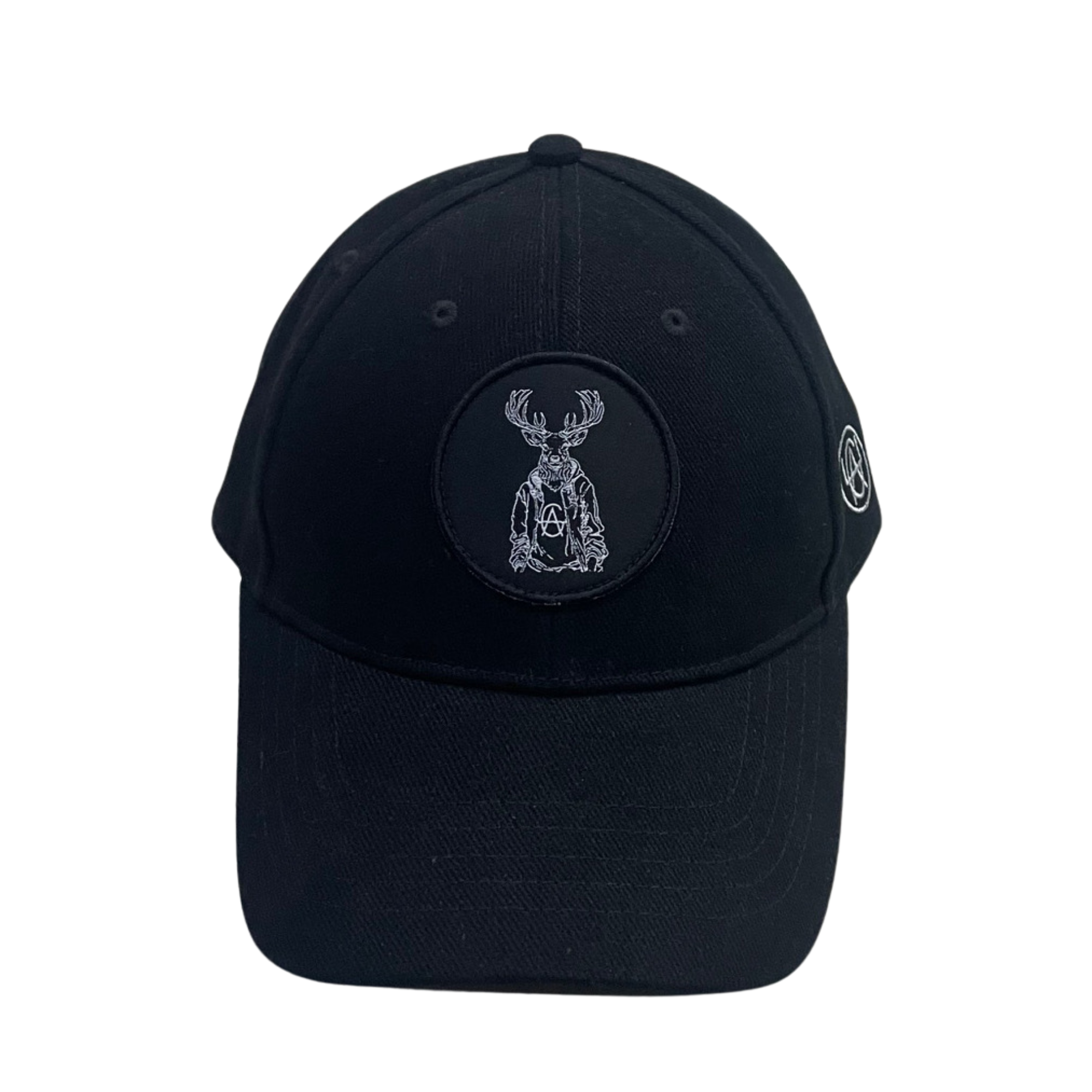 Dadhat: Black/White embroidered Logo