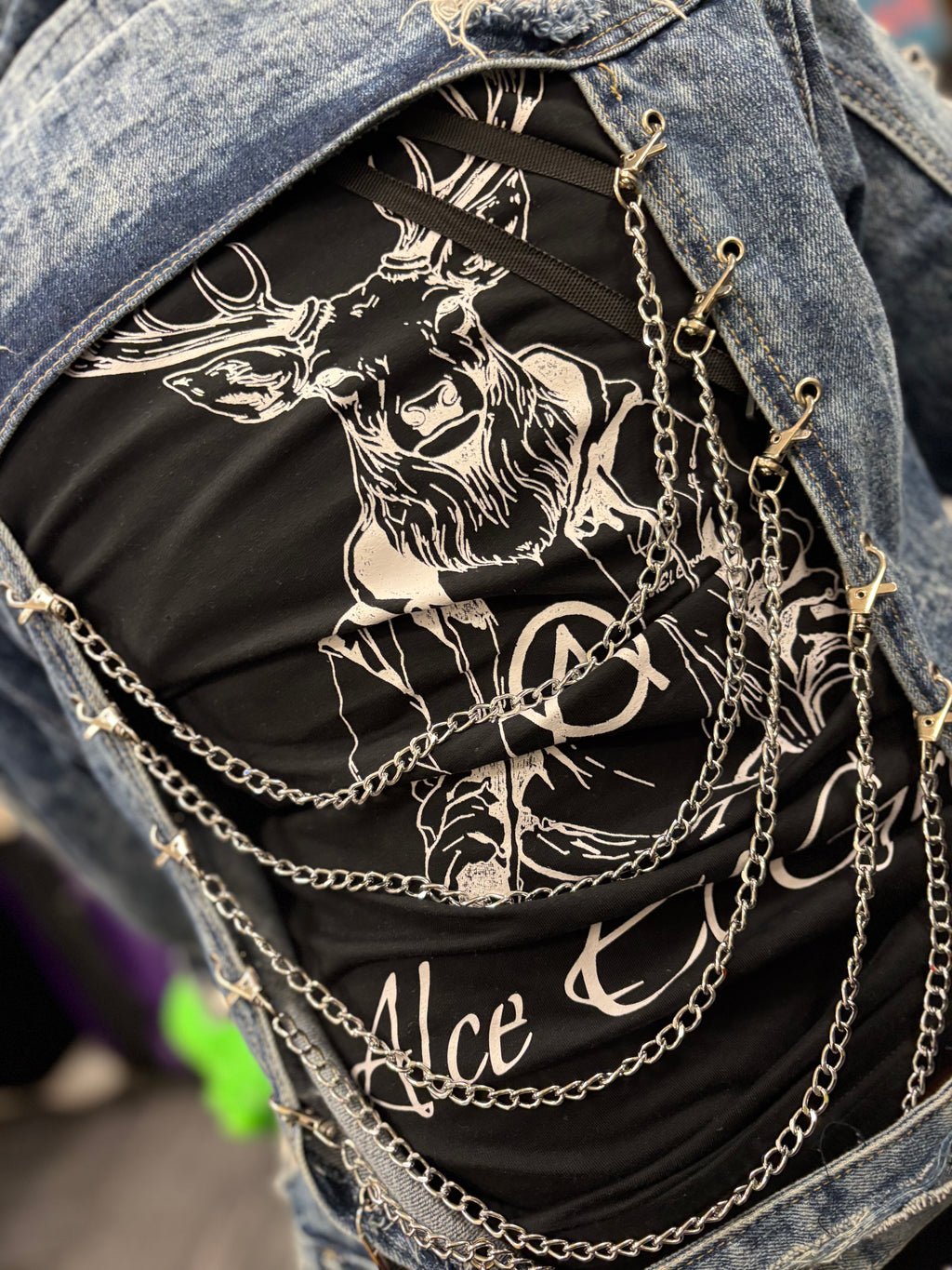 Women’s Tshirts Black/White logo Print