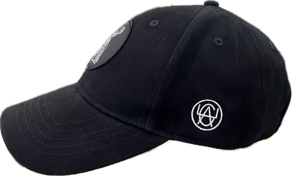 Dadhat: Black/White embroidered Logo