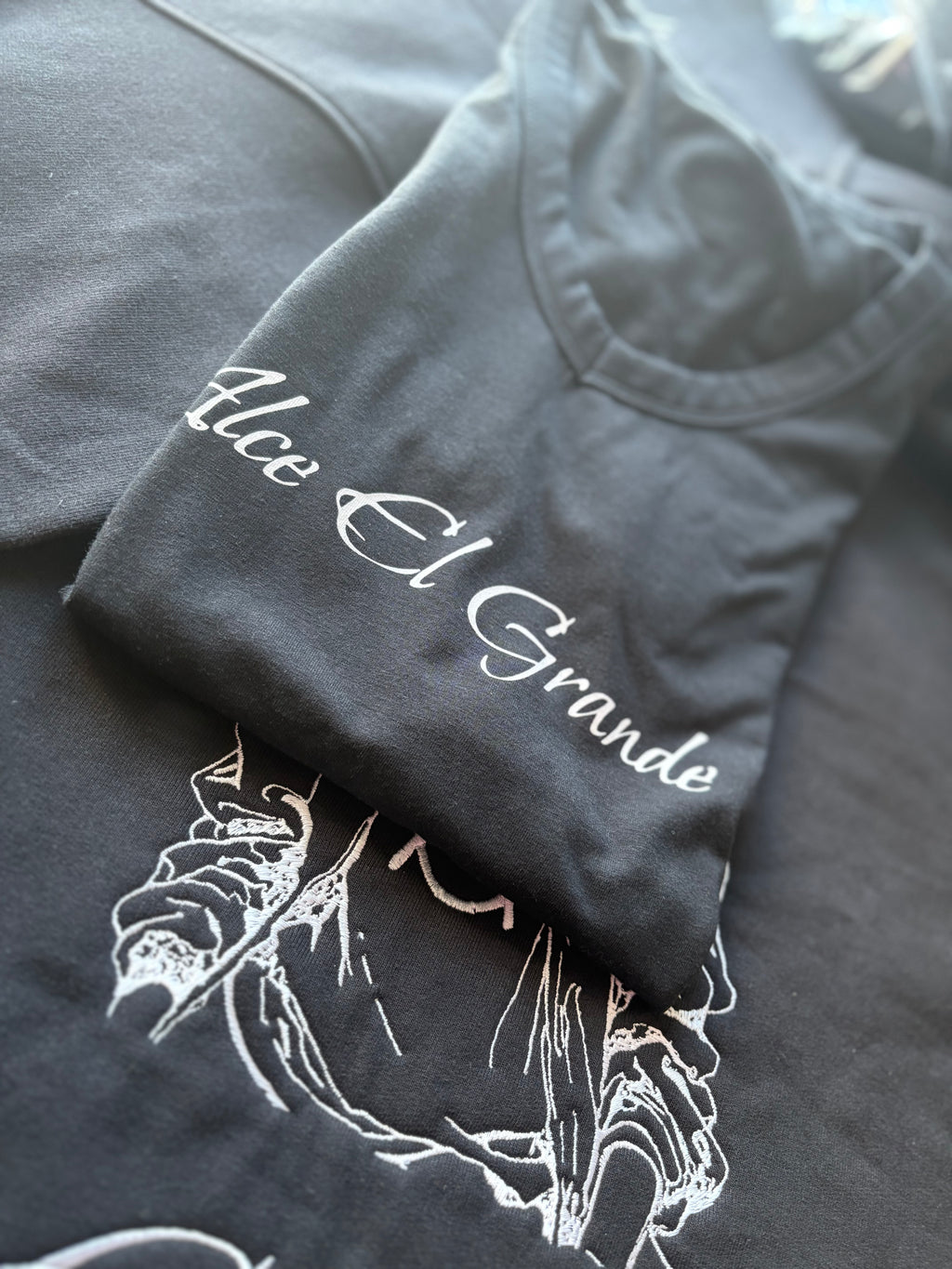 Women’s Tshirts Black/White logo Print