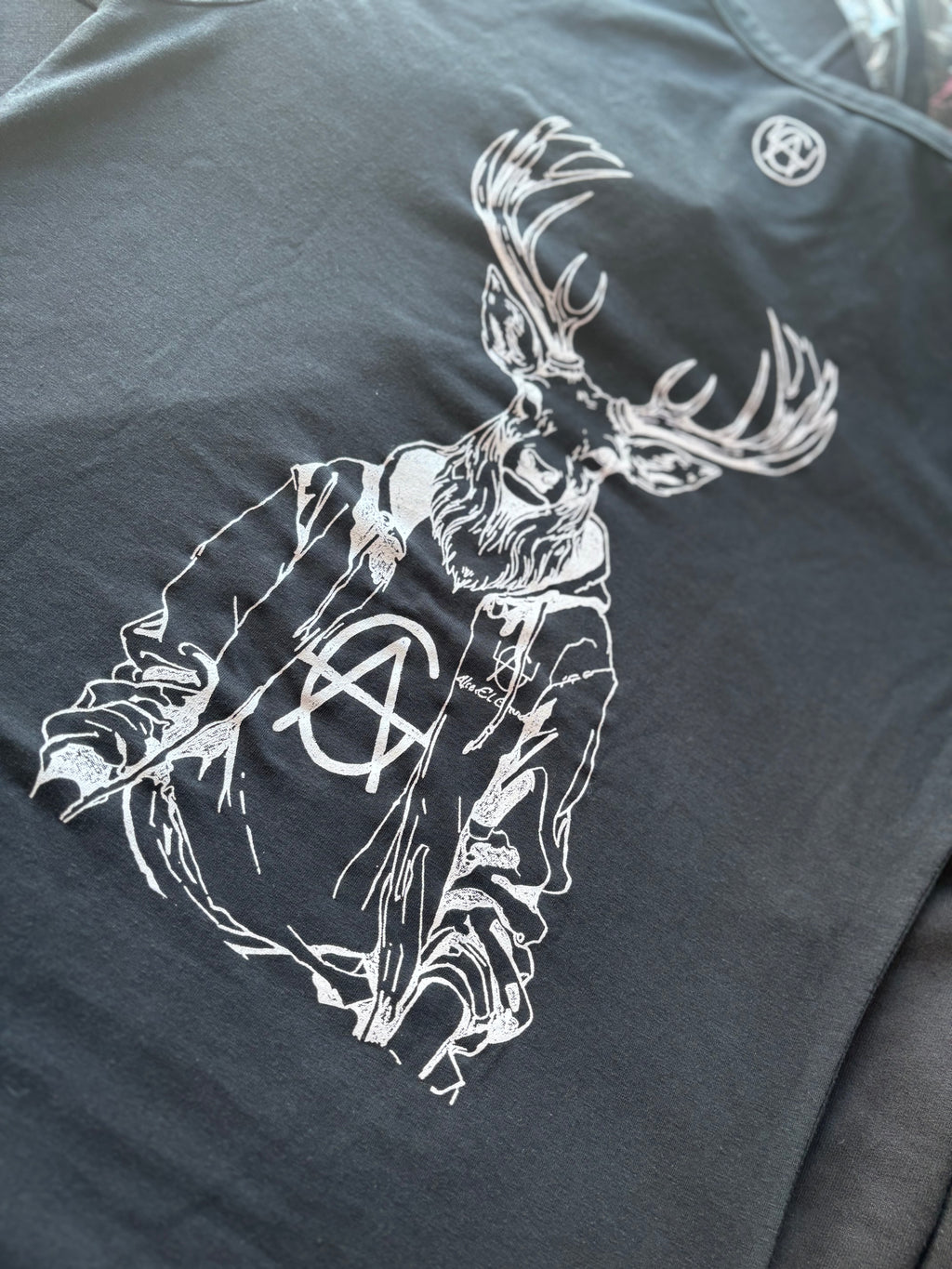 Women’s Tshirts Black/White logo Print